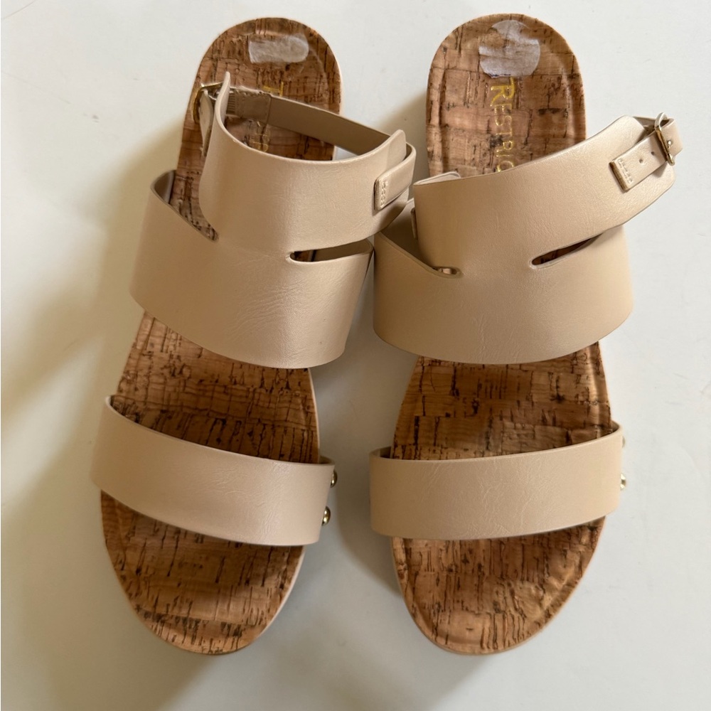 NWOT Restricted Tan Women's Sandals